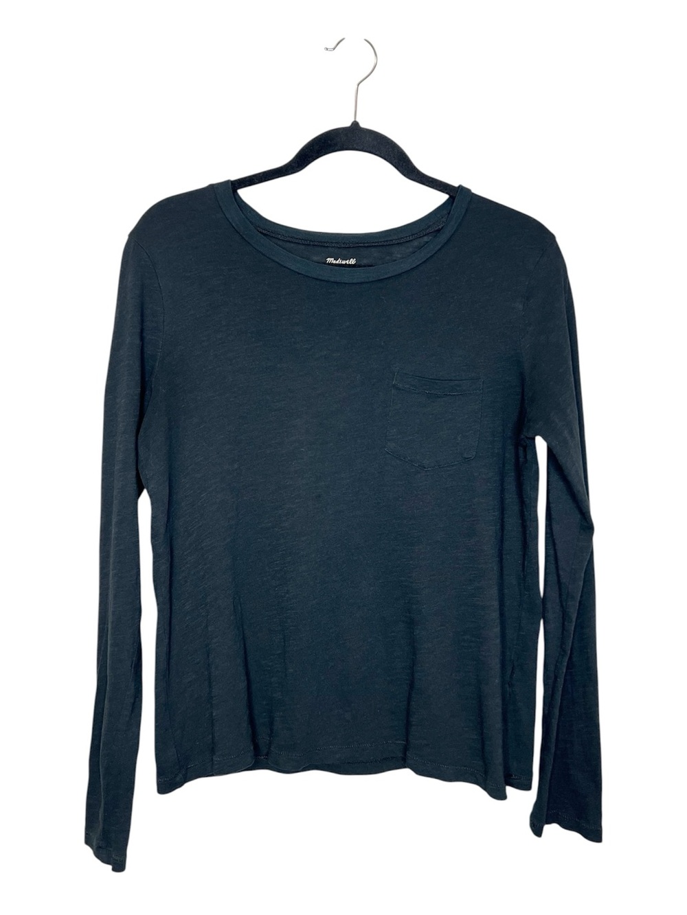MADEWELL Classic 100% Cotton long sleeve pocket tee size Small